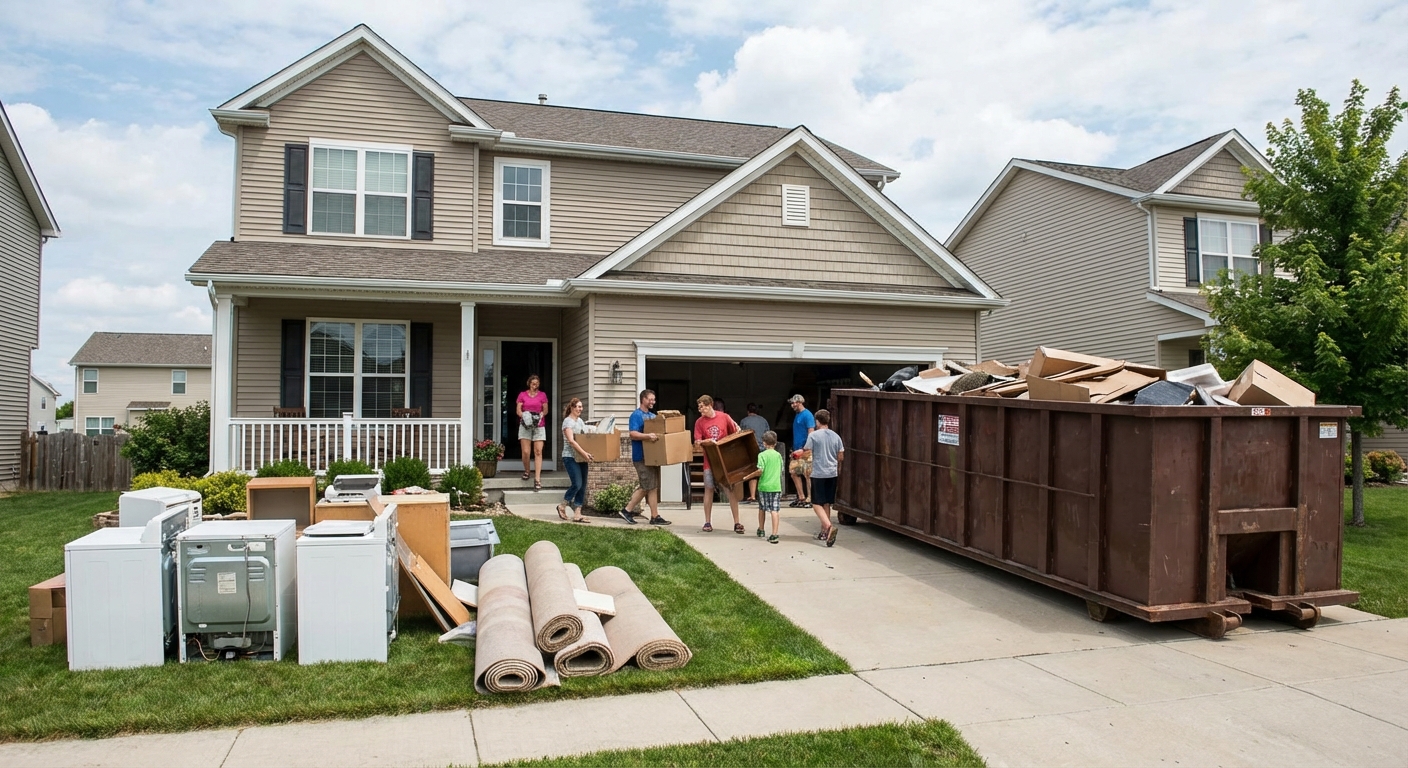 When Springfield Homeowners Usually Need a Dumpster for a Big Cleanout