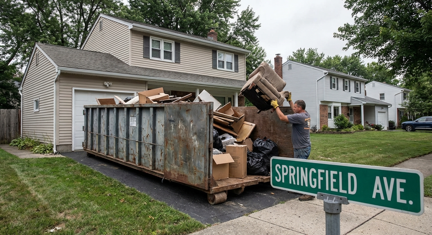 When Springfield Homeowners Usually Need a Dumpster for a Big Cleanout