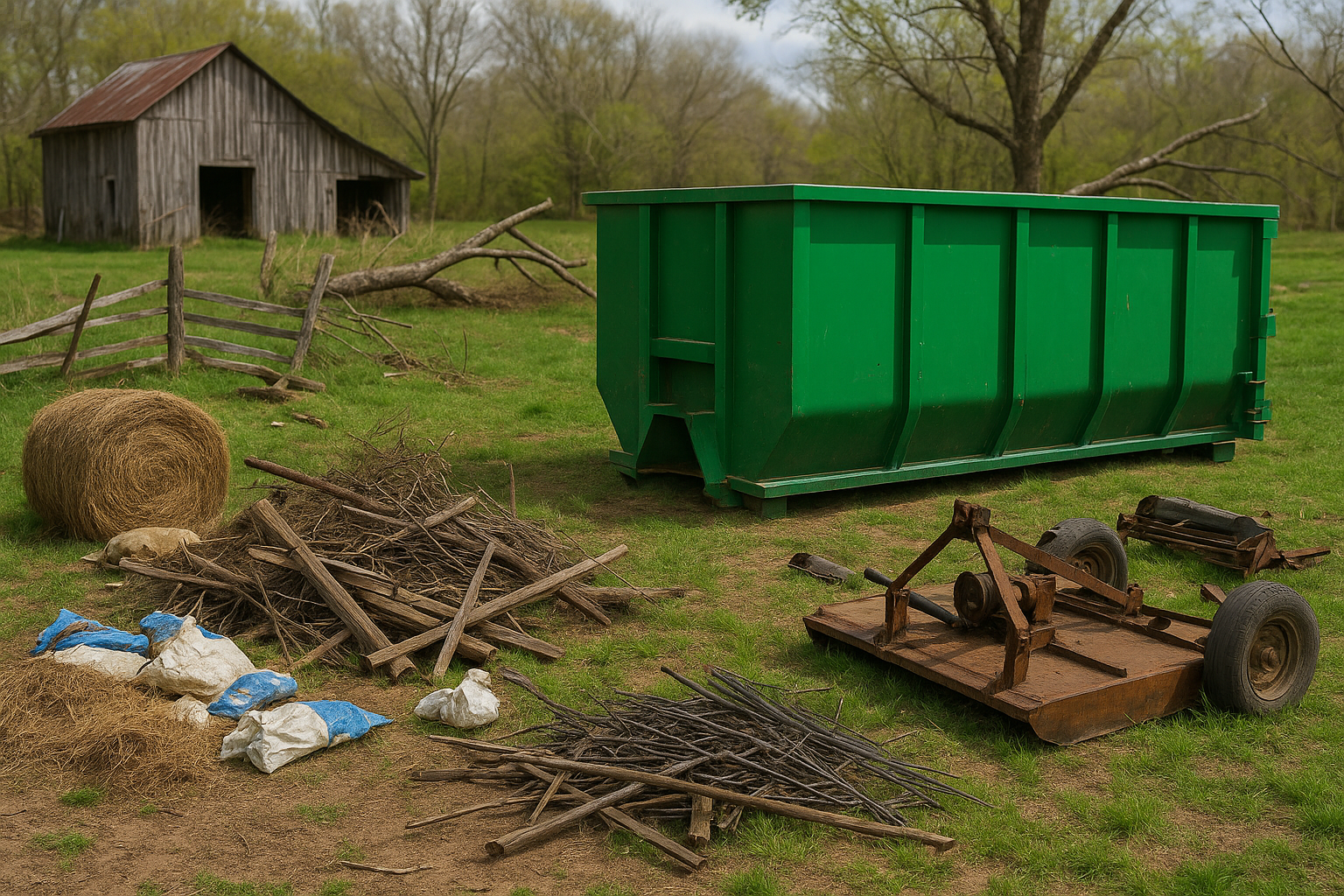 Why Niangua Residents Rent Dumpsters for Farm & Property Cleanups