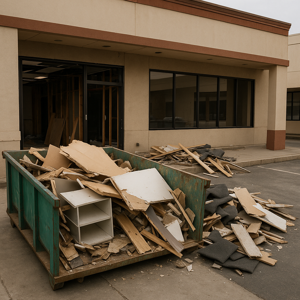 How Businesses in Hollister Use Dumpsters for Renovations