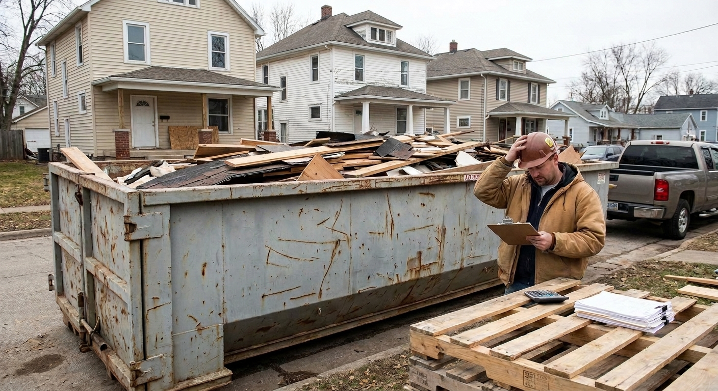 Springfield 40 yard dumpster rental cost and permit requirements