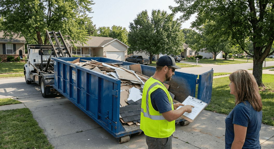 Dumpster rental cost for a week in Springfield, Missouri