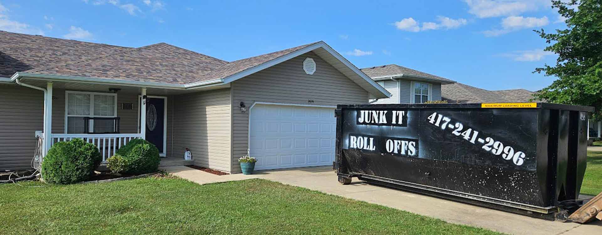 Junk It Roll Offs dumpster rental